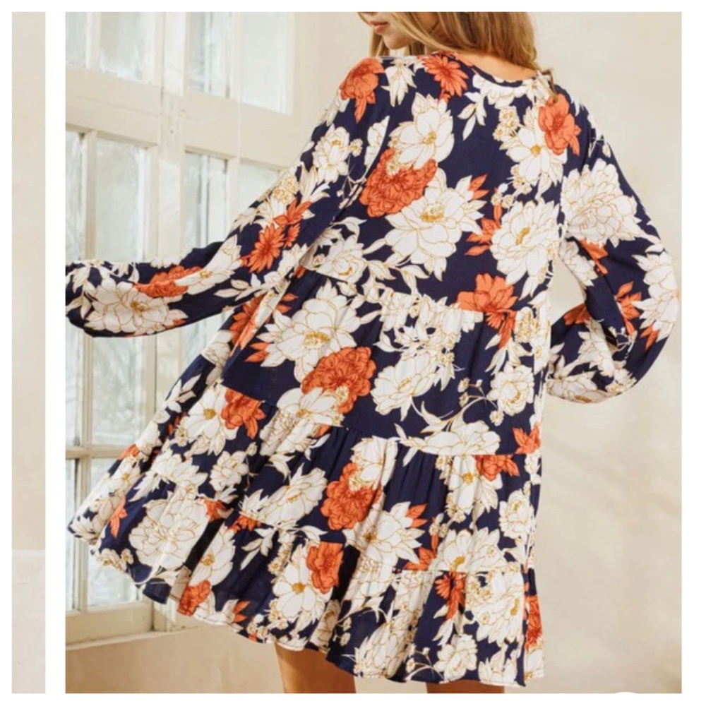 Boho chic fabulous floral dress - Picture 4 of 5